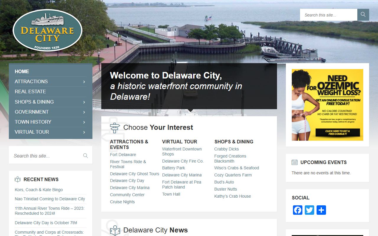 Delaware City town homepage Phone Directory