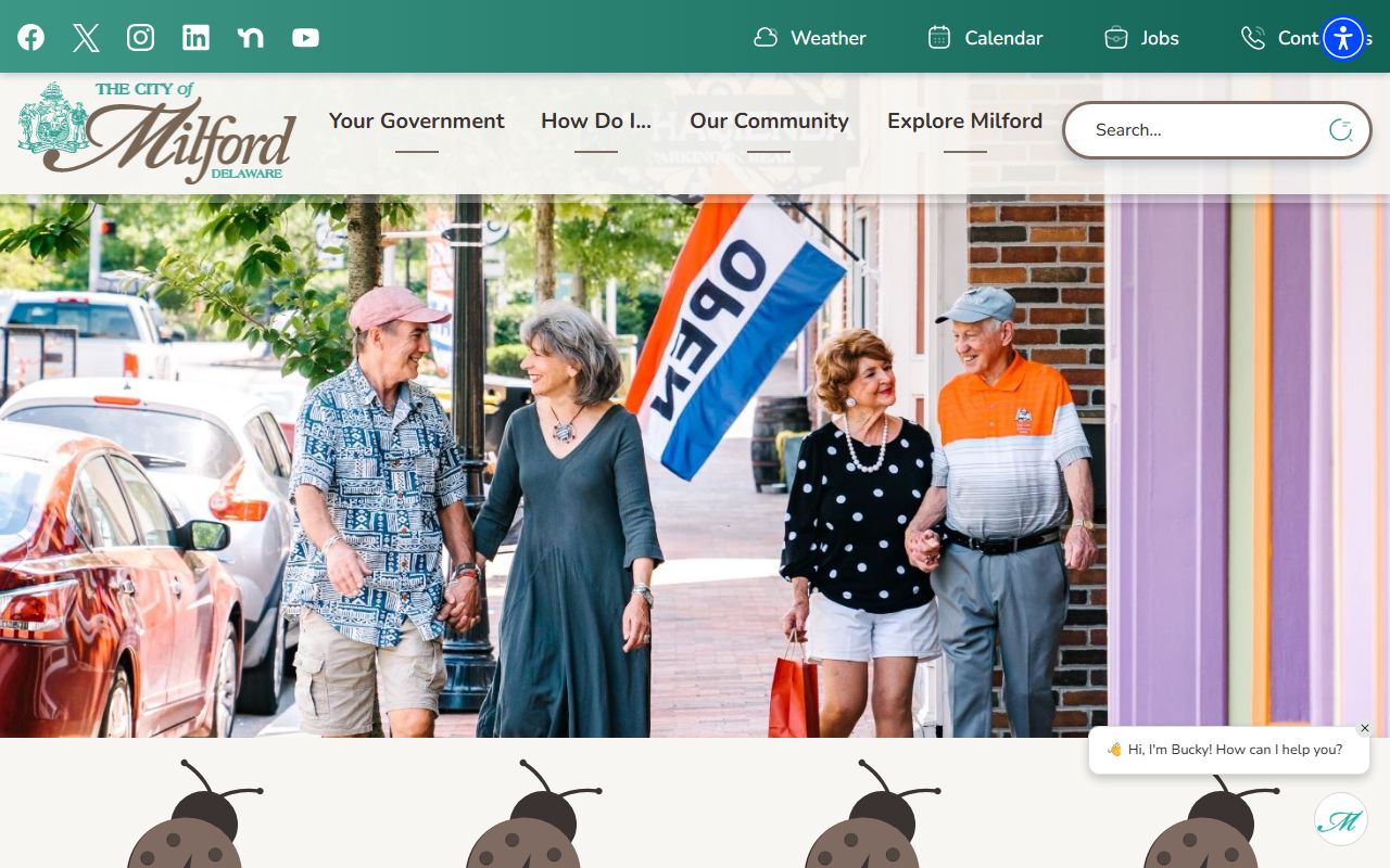 Milford Delaware city homepage Phone Directory