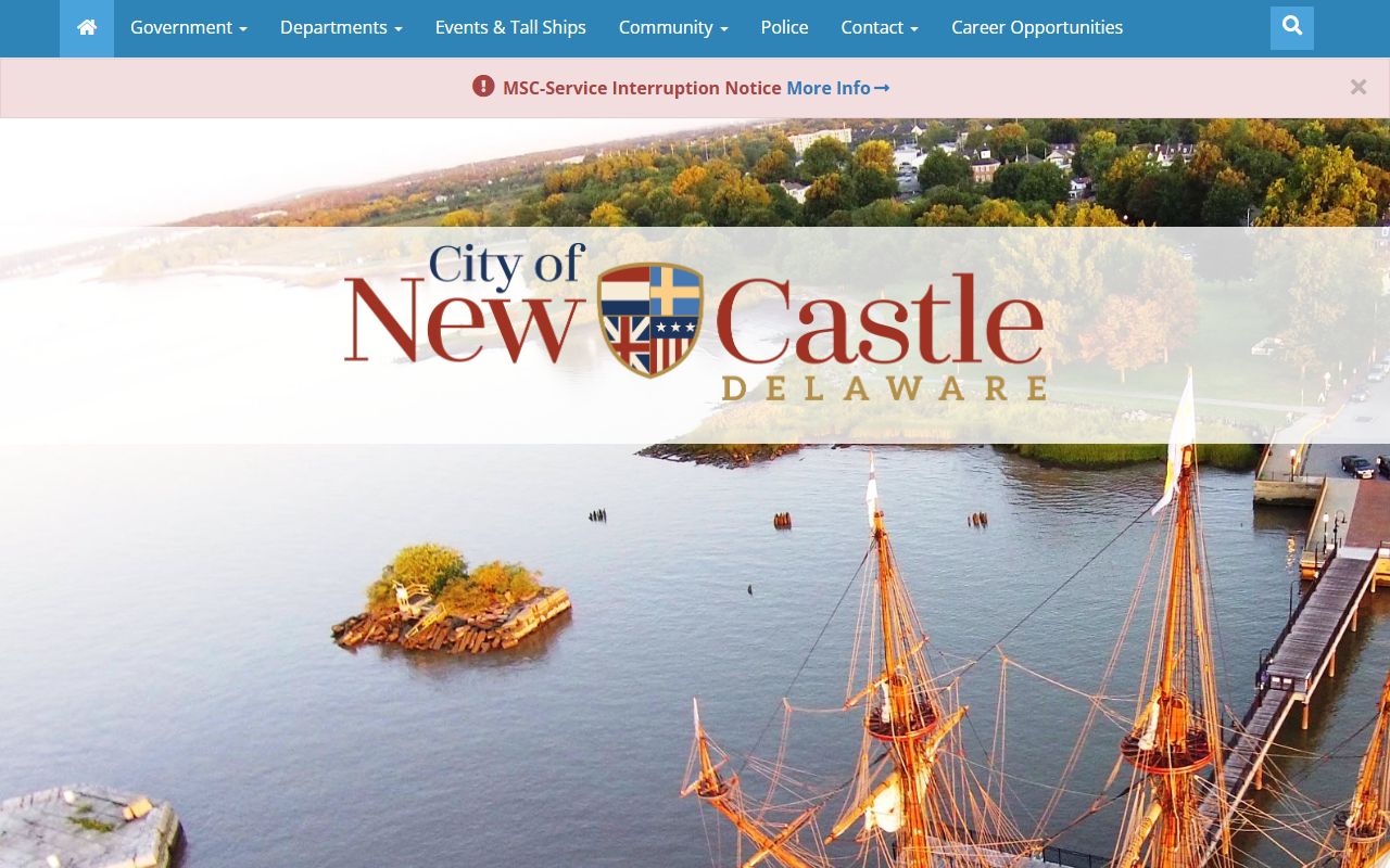City of New Castle Delaware homepage Phone Directory
