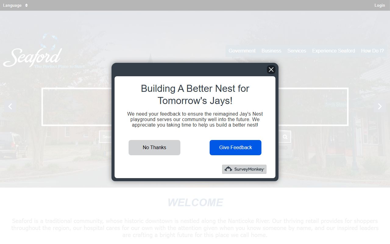 Seaford Delaware city homepage Phone Directory
