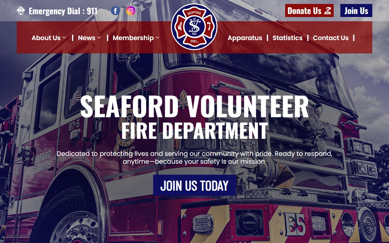 Seaford Volunteer Fire Department Phone Directory page